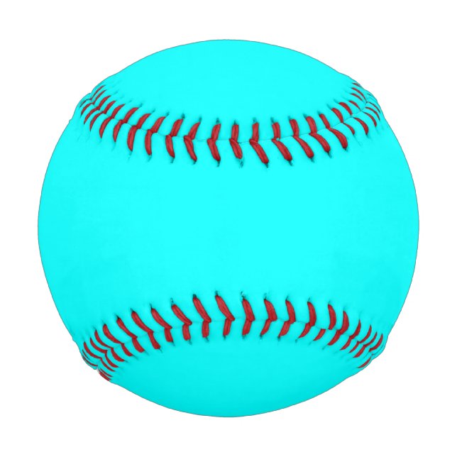 Aqua (solid colour) baseball (Front)