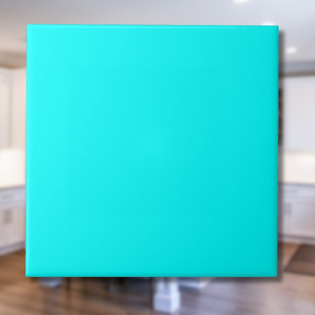 Aqua Solid Colour | Classic | Elegant Ceramic Tile (Creator Uploaded)