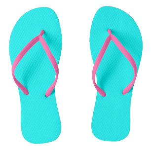 Aqua (solid colour) thongs