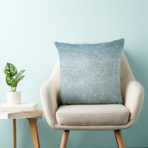 Aqua Sparkle Cushion