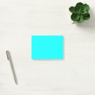 Aqua Splash Patterned Sticky Notes for Messages
