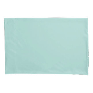 Aqua Standard Sized Single Pillowcase