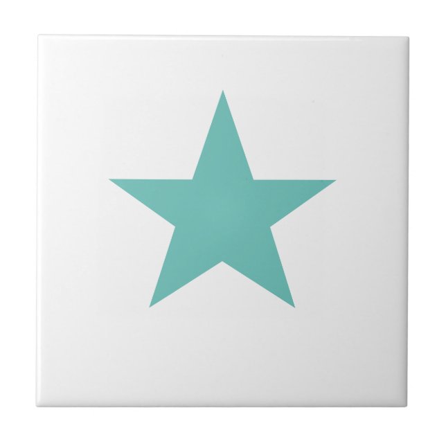 Aqua Star Ceramic Tile (Front)