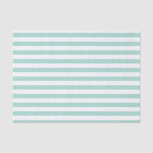 Aqua Stripes Tissue Paper
