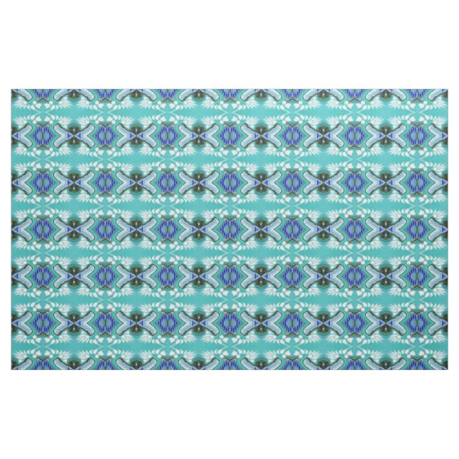 Aqua summer fabric (Yard)