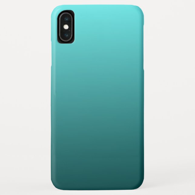 Aqua Teal Gradient Case-Mate iPhone Case (Back)