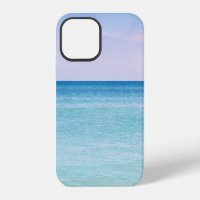 Aqua Teal Lavender Ocean Waves Tropical Beach