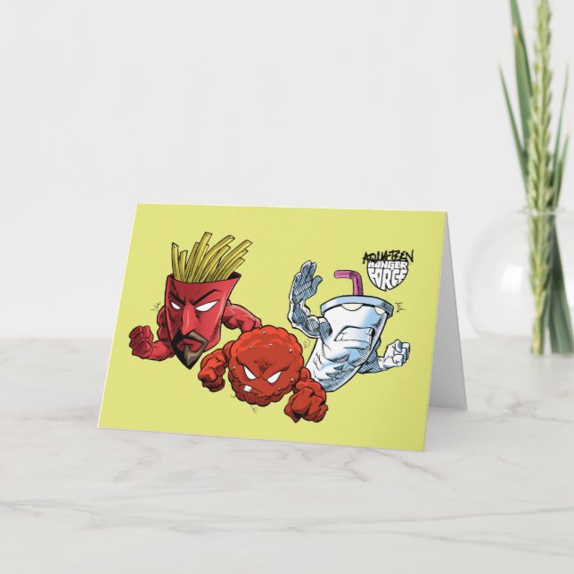 Aqua Teen Hunger Force Anime Graphic Card (Front)