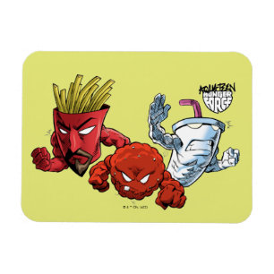 Aqua Teen Hunger Force Anime Graphic Magnet