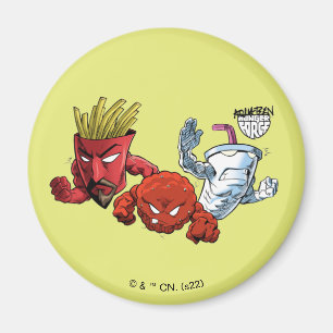 Aqua Teen Hunger Force Anime Graphic Magnet