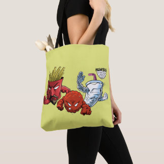 Aqua Teen Hunger Force Anime Graphic Tote Bag
