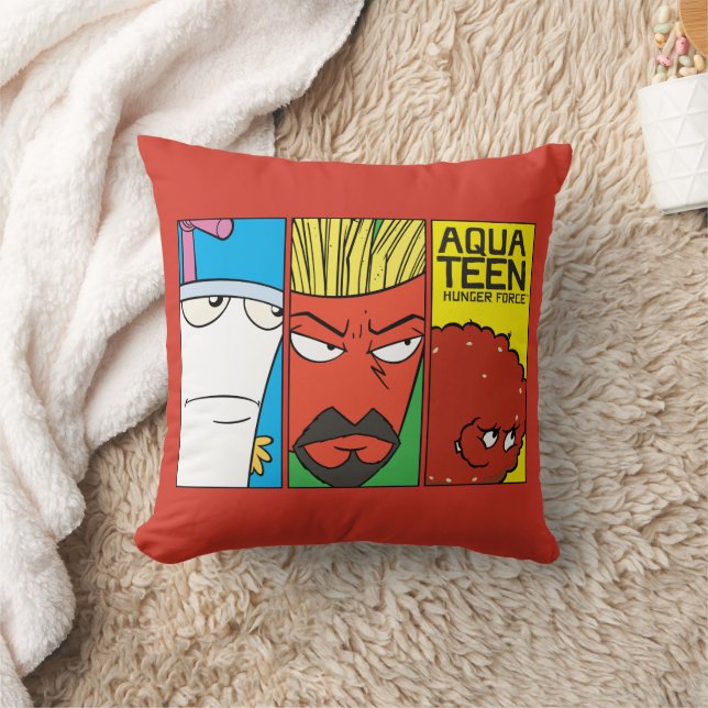 Aqua Teen Hunger Force Character Panel Graphic Cushion (Blanket)