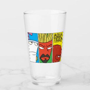 Aqua Teen Hunger Force Character Panel Graphic Glass