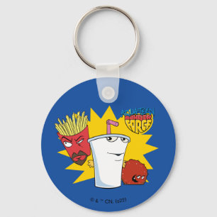 Aqua Teen Hunger Force Explosive Graphic Key Ring