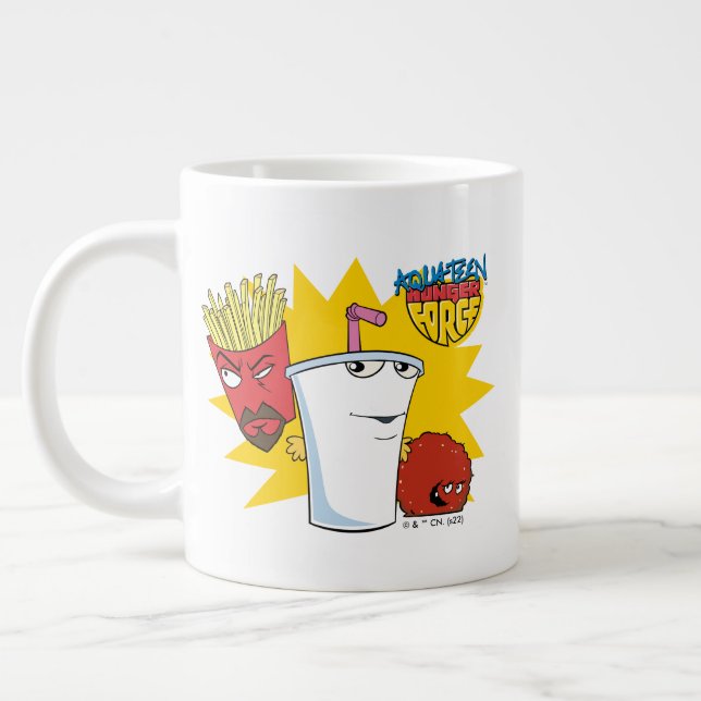 Aqua Teen Hunger Force Explosive Graphic Large Coffee Mug (Left)