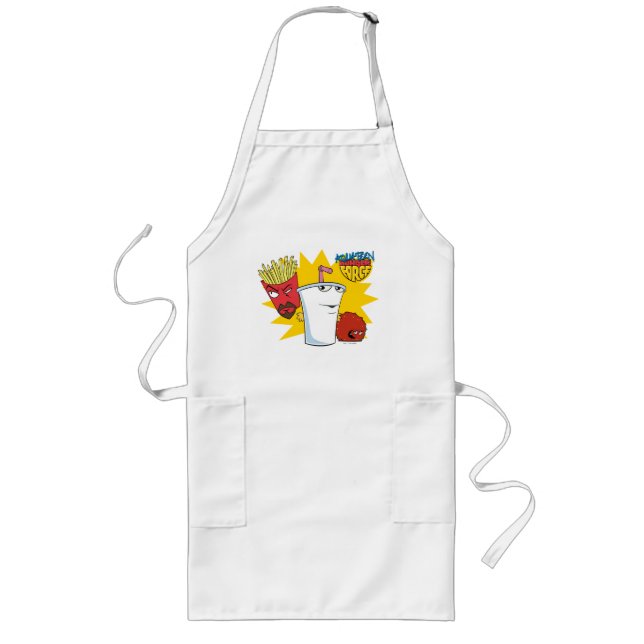 Aqua Teen Hunger Force Explosive Graphic Long Apron (Front)
