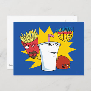 Aqua Teen Hunger Force Explosive Graphic Postcard