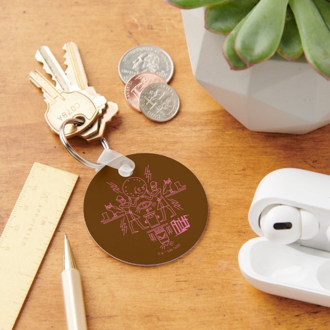 Aqua Teen Hunger Force Hieroglyphics Key Ring (Desk)