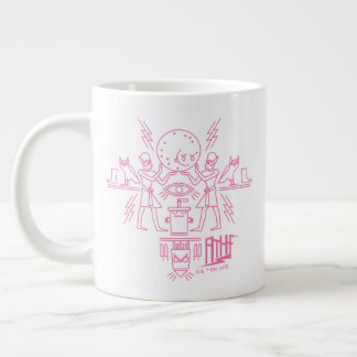 Aqua Teen Hunger Force Hieroglyphics Large Coffee Mug