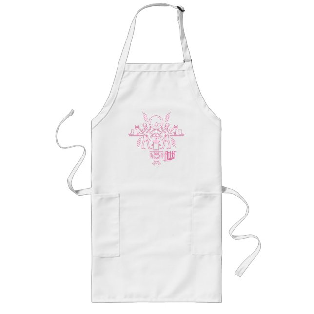 Aqua Teen Hunger Force Hieroglyphics Long Apron (Front)