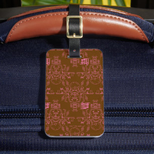 Aqua Teen Hunger Force Hieroglyphics Luggage Tag
