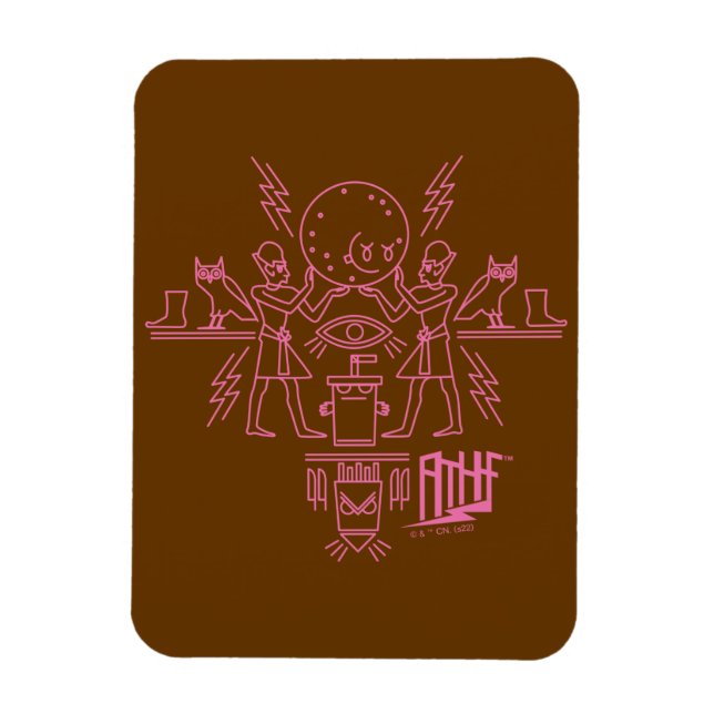 Aqua Teen Hunger Force Hieroglyphics Magnet (Vertical)
