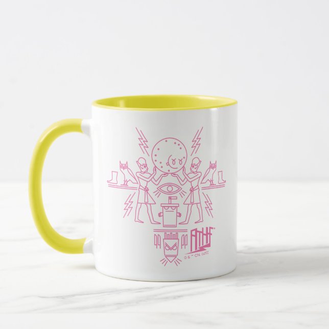 Aqua Teen Hunger Force Hieroglyphics Mug (Left)