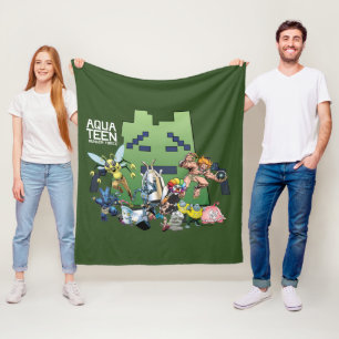Aqua Teen Hunger Force Villains Fleece Blanket