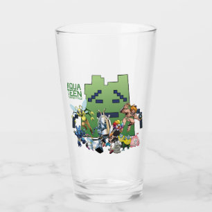 Aqua Teen Hunger Force Villains Glass