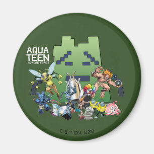 Aqua Teen Hunger Force Villains Magnet