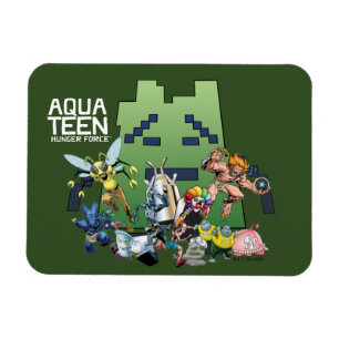 Aqua Teen Hunger Force Villains Magnet
