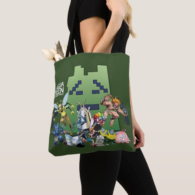 Aqua Teen Hunger Force Villains Tote Bag (Close Up)