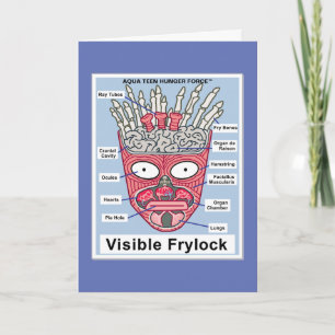 Aqua Teen Hunger Force Visible Frylock Poster Card