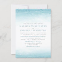 Aqua Tides | Watercolor Wedding