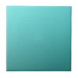 Aqua Turquoise Dipped Colour Ombre Ceramic Tile<br><div class="desc">custom tile</div>