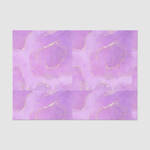 Aqua Turquoise Teal Blue White Pink Marble Pattern Tissue Paper