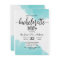 Aqua Watercolor Bachelorette Party Invitation
