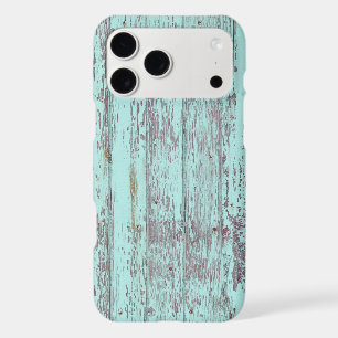 aqua wood phone case