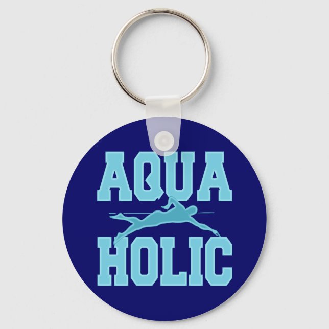 AQUAHOLIC KEY RING (Front)