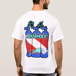 Aquaholic Scuba Diving T-Shirt