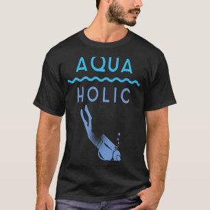 Aquaholic Scuba Diving T-Shirt