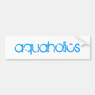 aquaholics bumper sticker