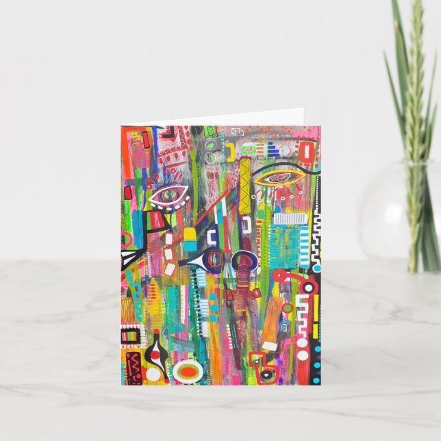 Aqualung Blank Note Card (Front)