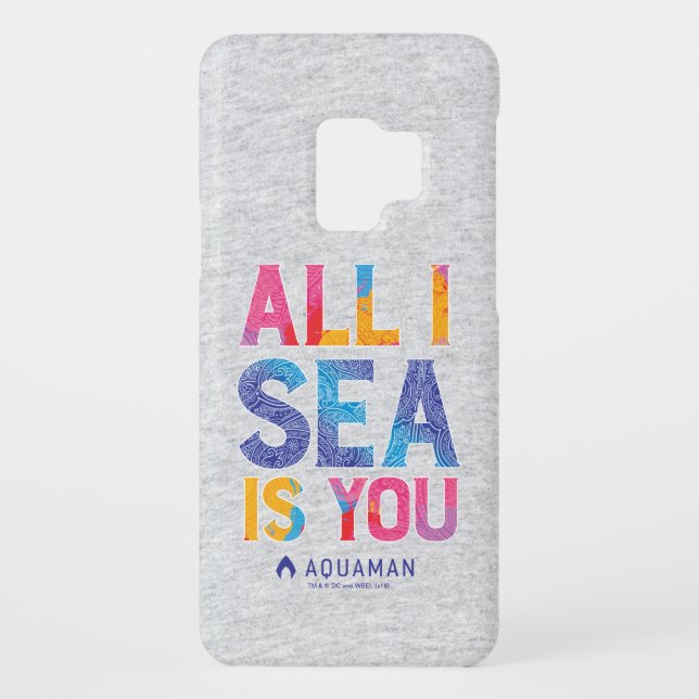 Aquaman | "All I Sea Is You" Colourful Paisley Case-Mate Samsung Galaxy Case (Back)