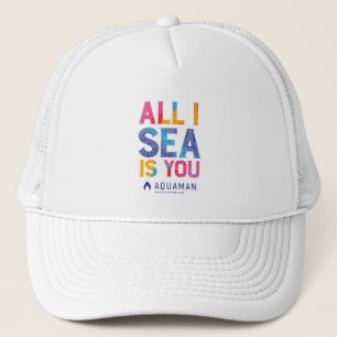 Aquaman   "All I Sea Is You" Colourful Paisley Trucker Hat