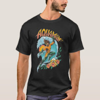 Aquaman and Trident Rising Surf Graphic