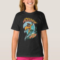 Aquaman and Trident Rising Surf Graphic
