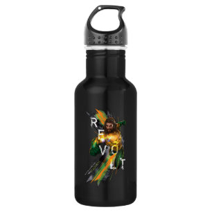 Aquaman   Aquaman "Revolt" Refracted Graphic 532 Ml Water Bottle