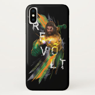 Aquaman | Aquaman "Revolt" Refracted Graphic iPhone X Case