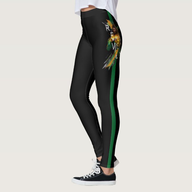 Aquaman | Aquaman "Revolt" Refracted Graphic Leggings (Left)